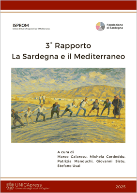 Copertina per 3° Rapporto La Sardegna e il Mediterraneo