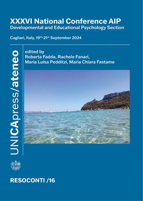 Copertina per XXXVI National Conference AIP: Developmental and Educational Psychology Section