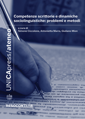 Copertina per Competenze scrittorie e dinamiche sociolinguistiche: problemi e metodi